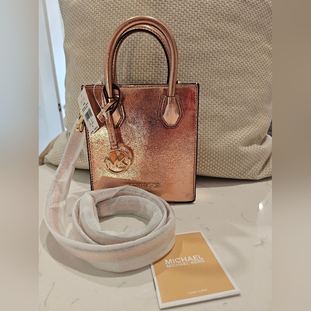 NWT- Michael Kors Mercer XS NS Shopper- Primrose